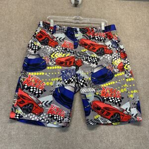 Hreski Golf Performance Shorts Men's 34 Speed Racer AOP Racecars Shirt Stay 10"